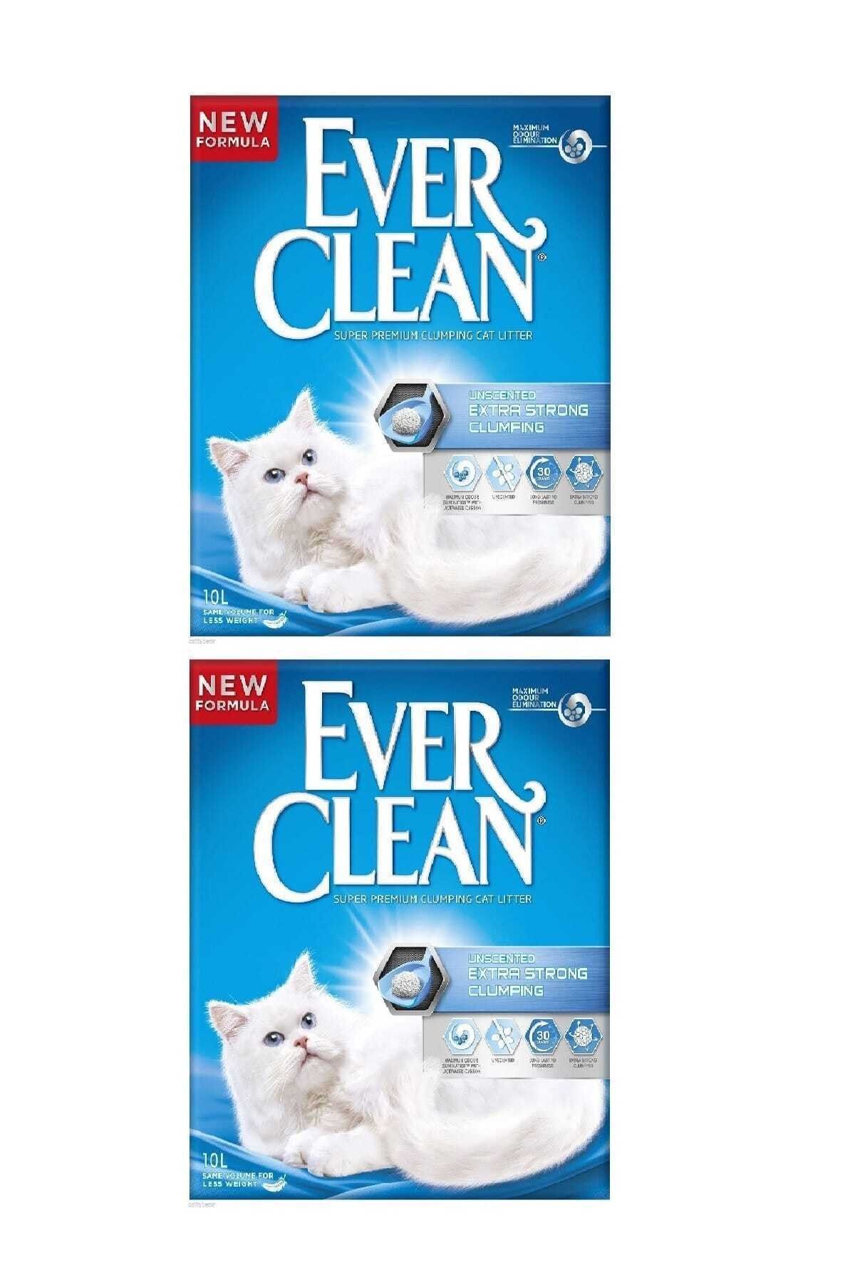 ever clean unscented kedi kumu 10 lt x 2 adet fiyati yorumlari trendyol