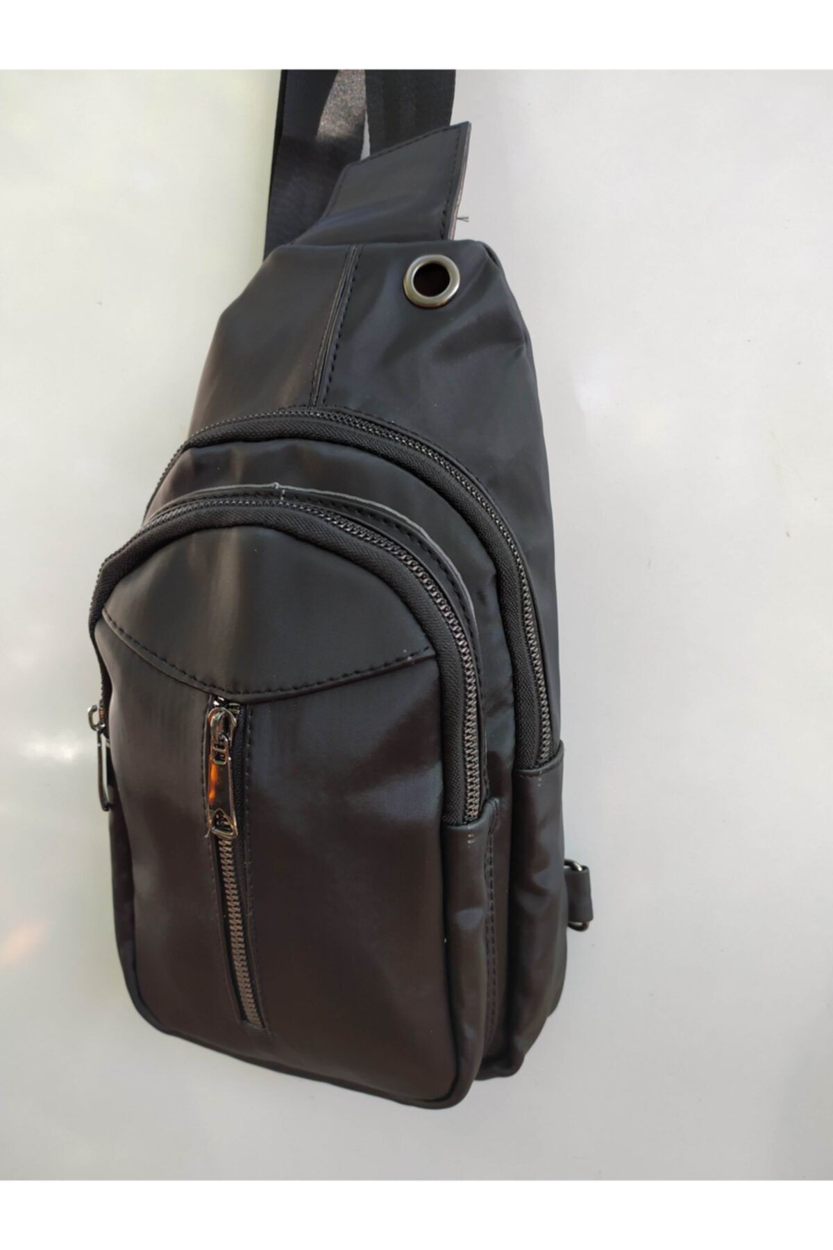 Hepsibitarz Unisex Siyah Kumaş Bel ve Sırt Çanta