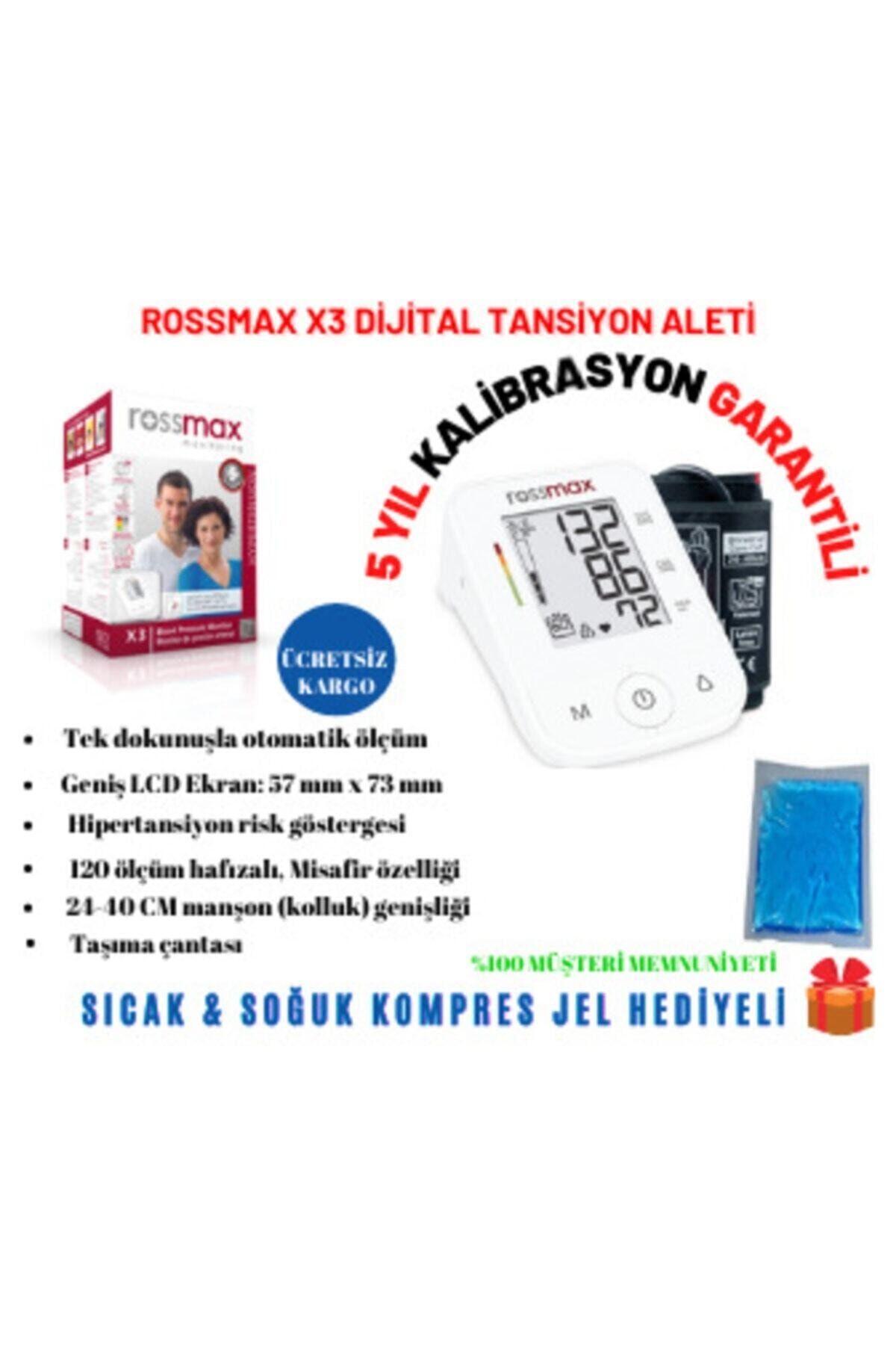 Rossmax X3 Tansiyon Ölçüm Cihazı Koldan