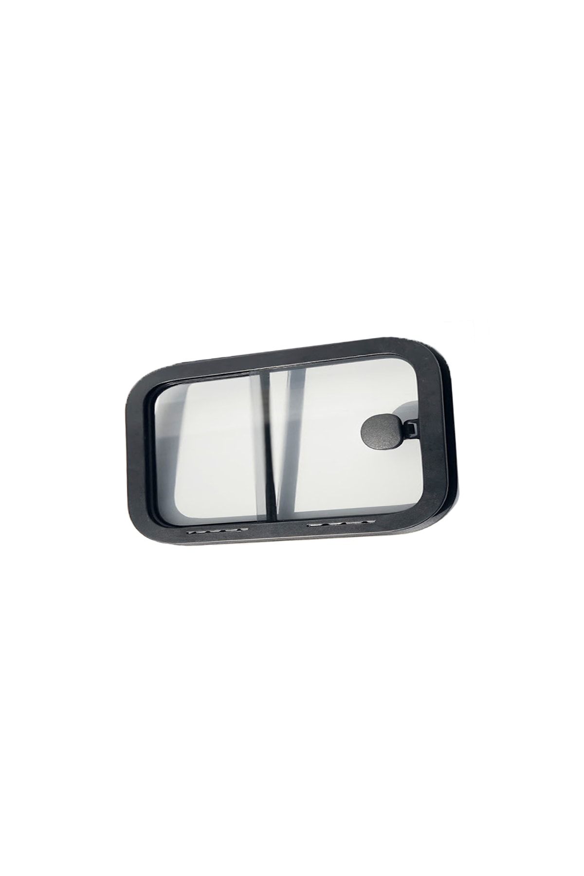 KaravanMalzemecim Karavan Banyo Wc Havalandırma Oval Çerçeveli 18x38cm Sürgülü Cam