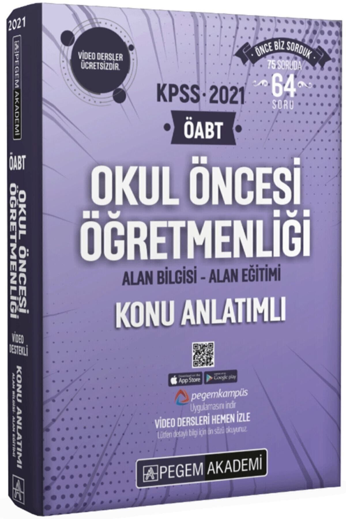 pegem akademi yayincilik pegem 2021 kpss oabt okul oncesi ogretmenligi video destekli konu anlatimli fiyati yorumlari trendyol