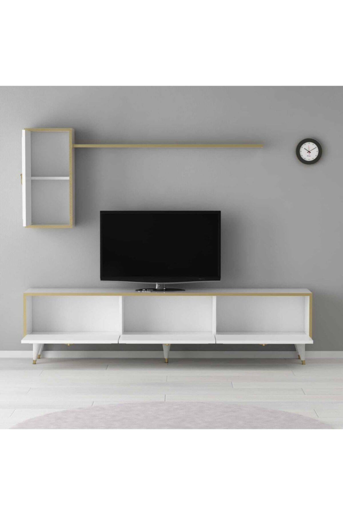 arnetti lorenz tv unitesi beyaz gold bant fiyati yorumlari trendyol