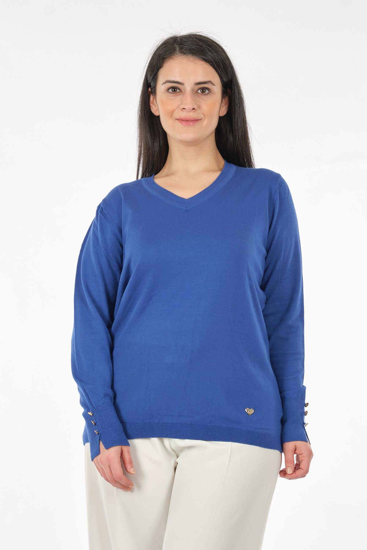 Plus size navy outlet blue sweater
