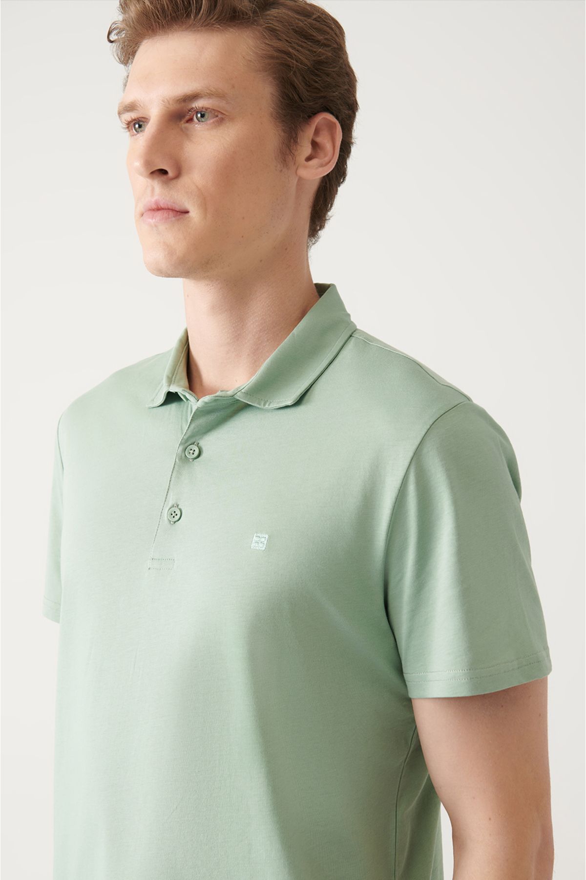 Aqua green online polo shirt
