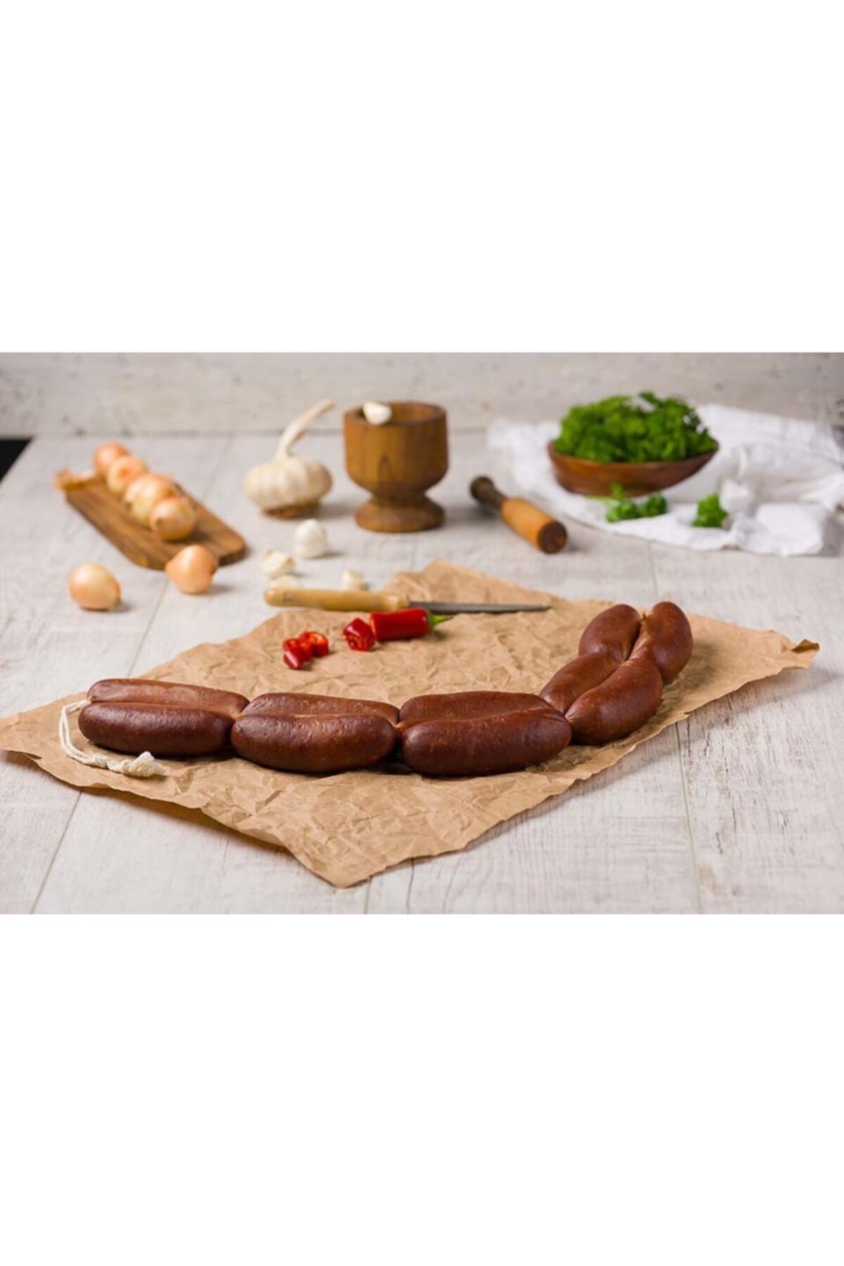 ÇİDEM'S Molu Ege Usulü Evlik Parmak Sucuk Acılı 500 Gr