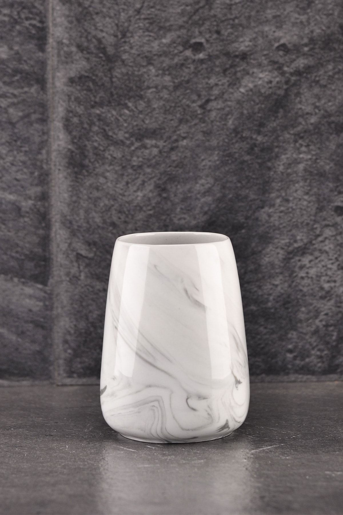 Kleine Wolke Antrasit Marble Diş Fırçalık