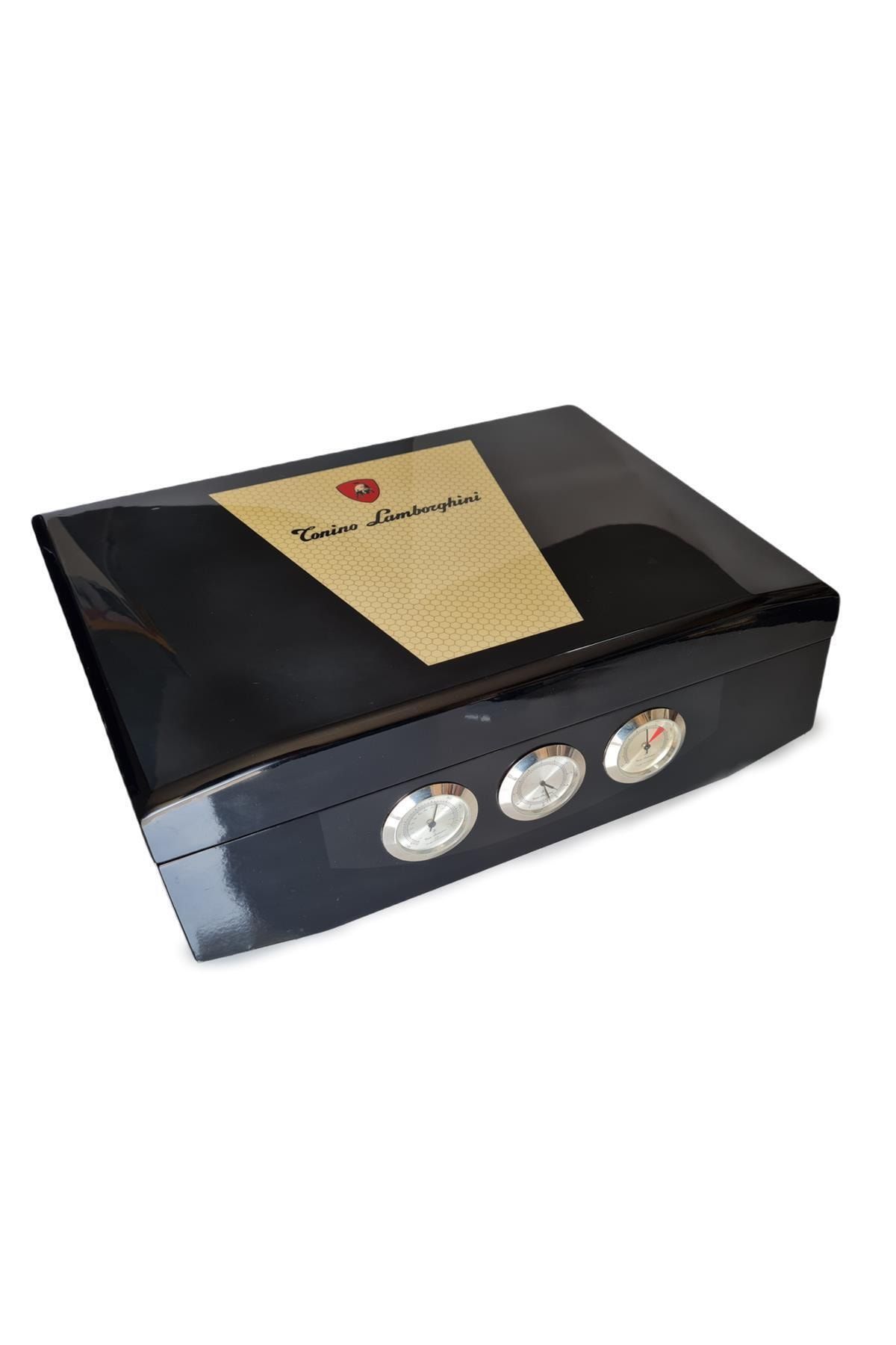 Tonino Lamborghini Humidor Puro Kutusu Siyah 30's