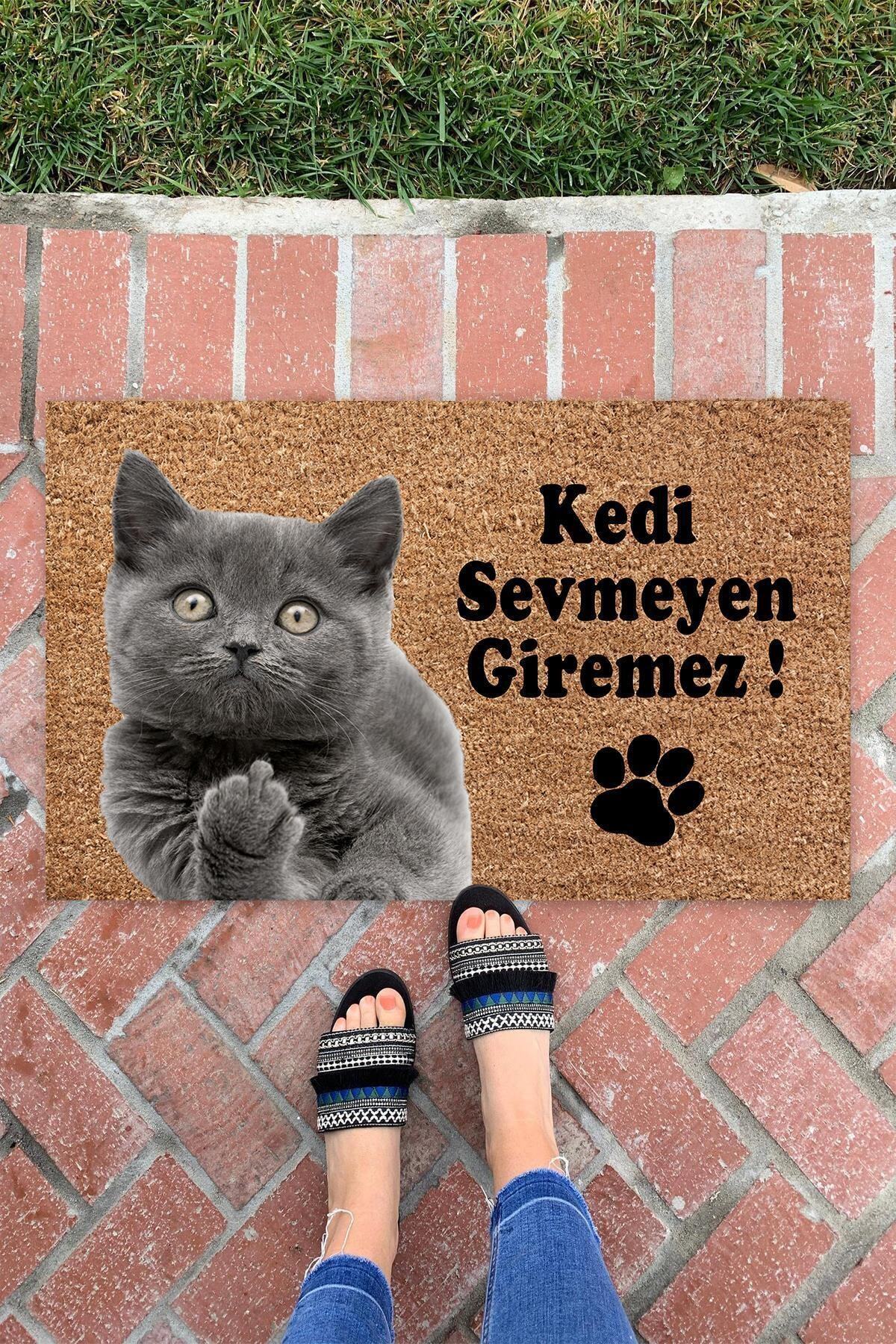 betush kedi sevmeyen giremez ic ve dis mekan dekoratif cok amacli kapi onu paspasi fiyati yorumlari trendyol