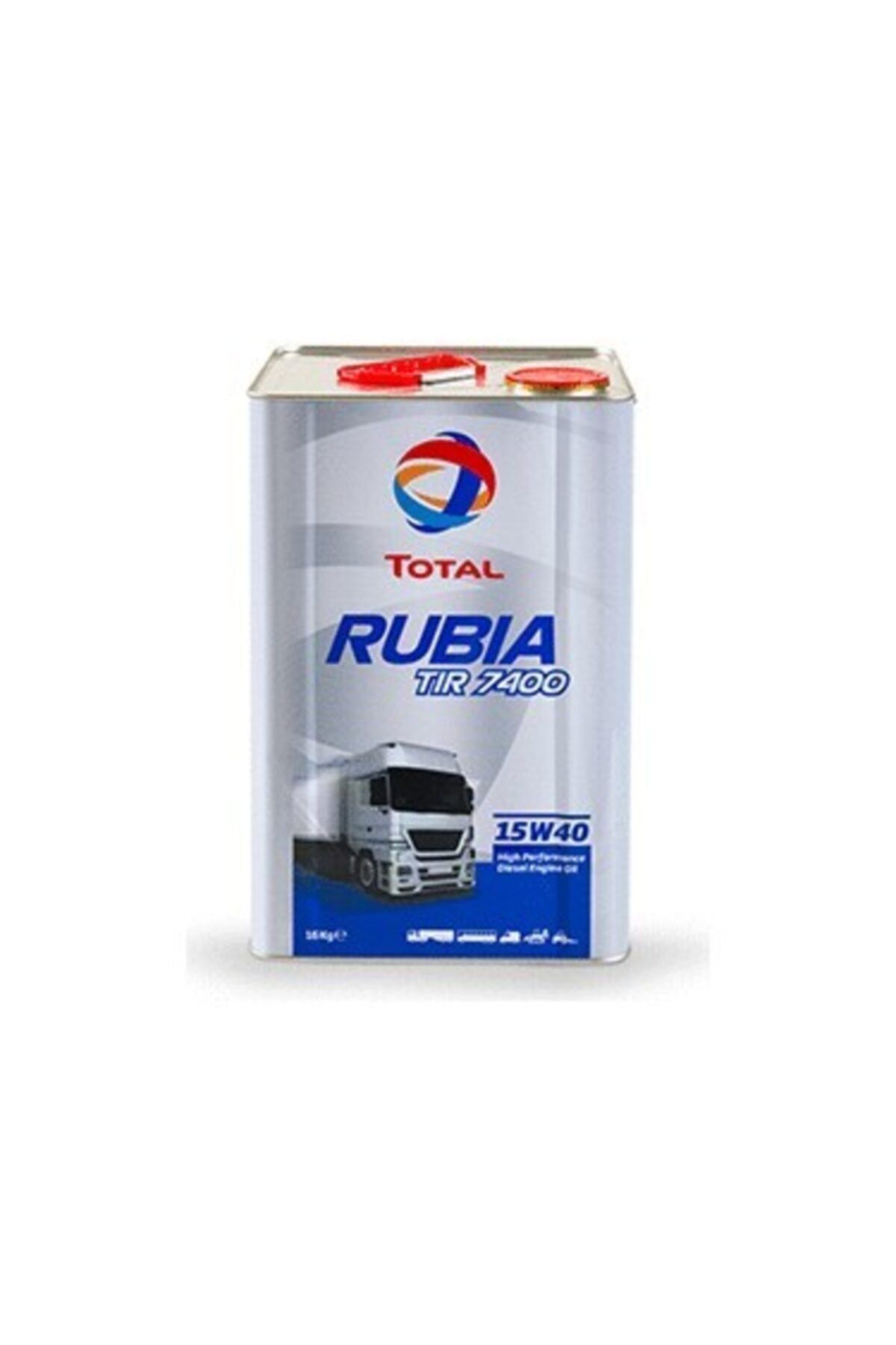 TOTAL Rubia 7400 15w40 Teneke