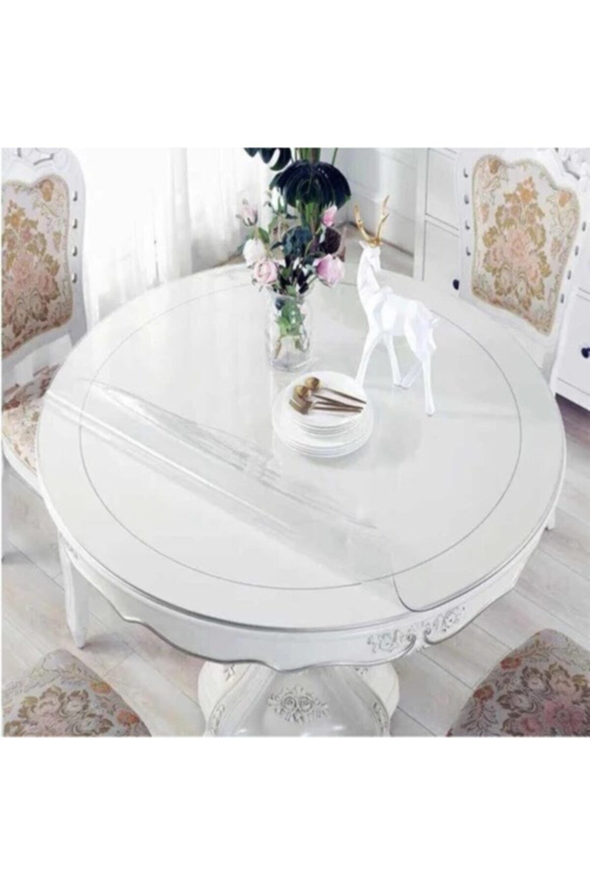 k m hometex yuvarlak kalin pvc seffaf masa ortusu koruyucu 2 5 mm fiyati yorumlari trendyol