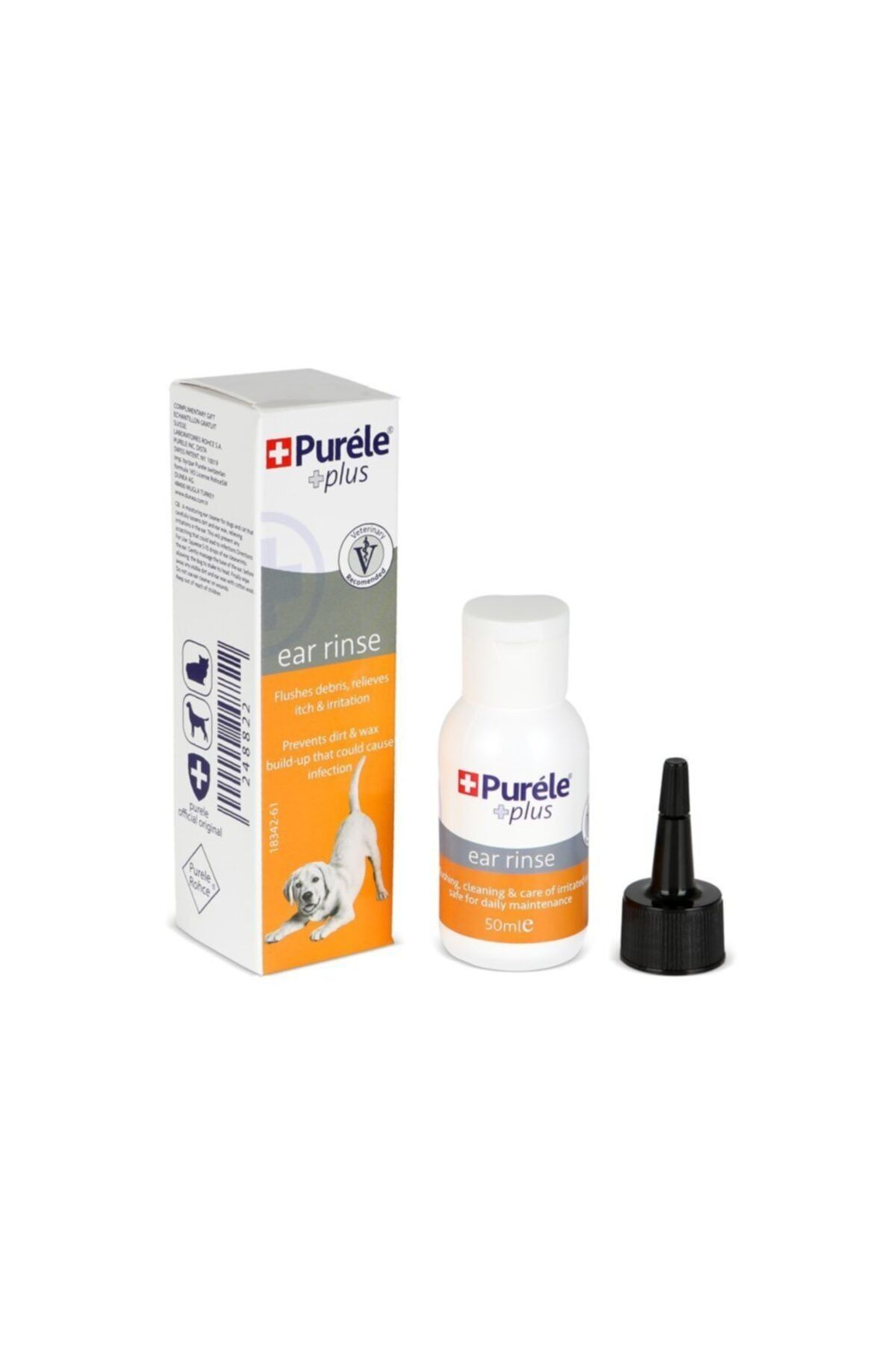 Purele Ear Stain Kedi Köpek Kulak Temizleme Damlası 50 Ml