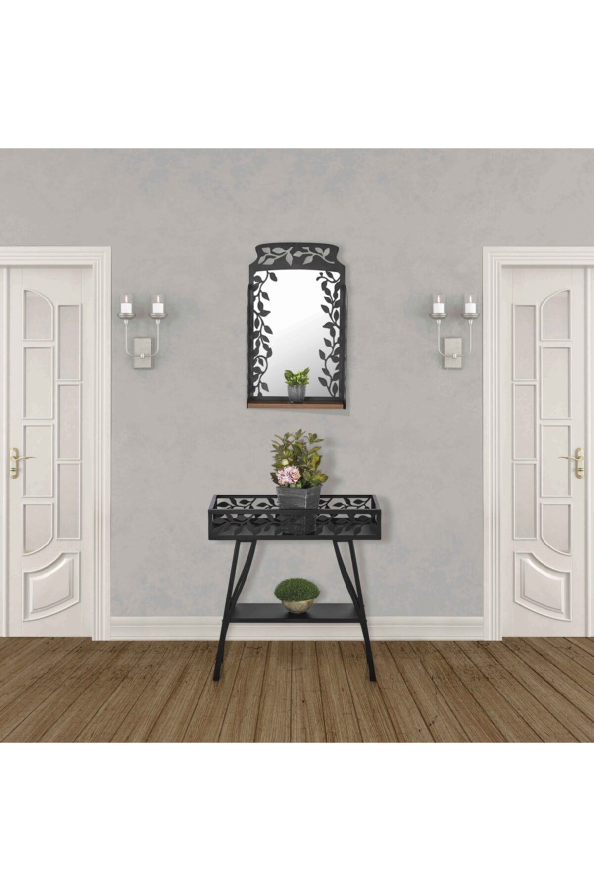 Vip Home Ayna Ve Çiçeklik Ferforje Vda-586