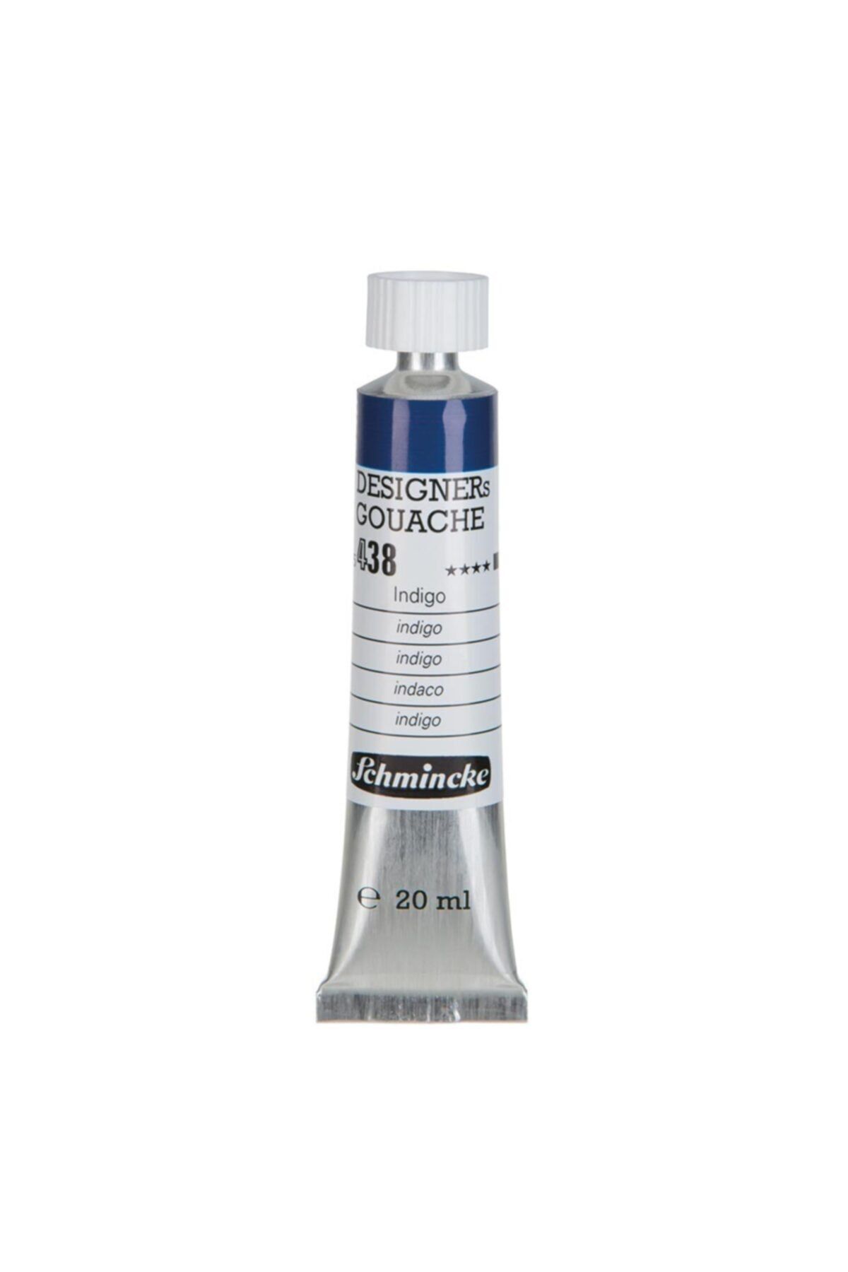 Schmincke : Designers' Gouache : Tüp Guaj Boya : 20 Ml : 438 Indigo