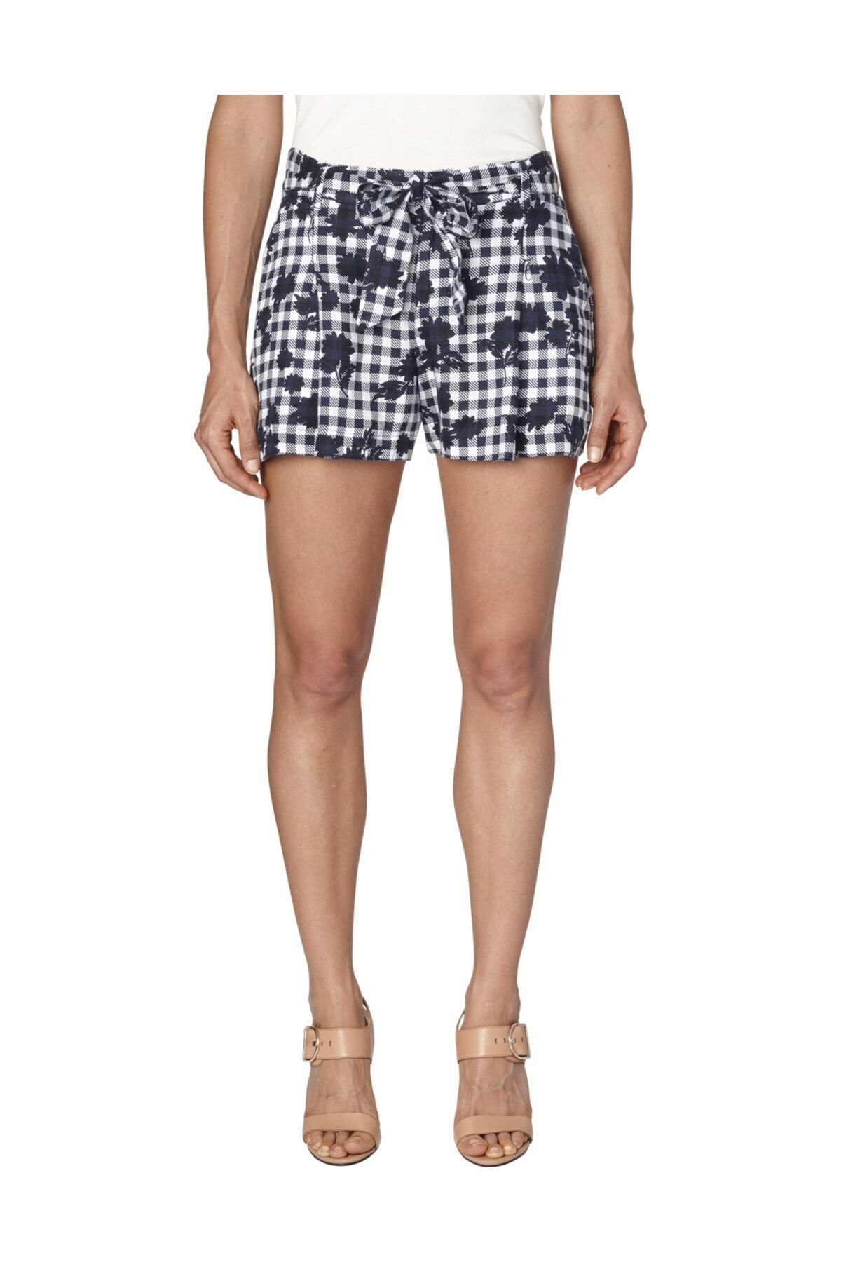 Tommy Hilfiger Kadın Mavi Şort & Bermuda Hillary Short WW0WW21663