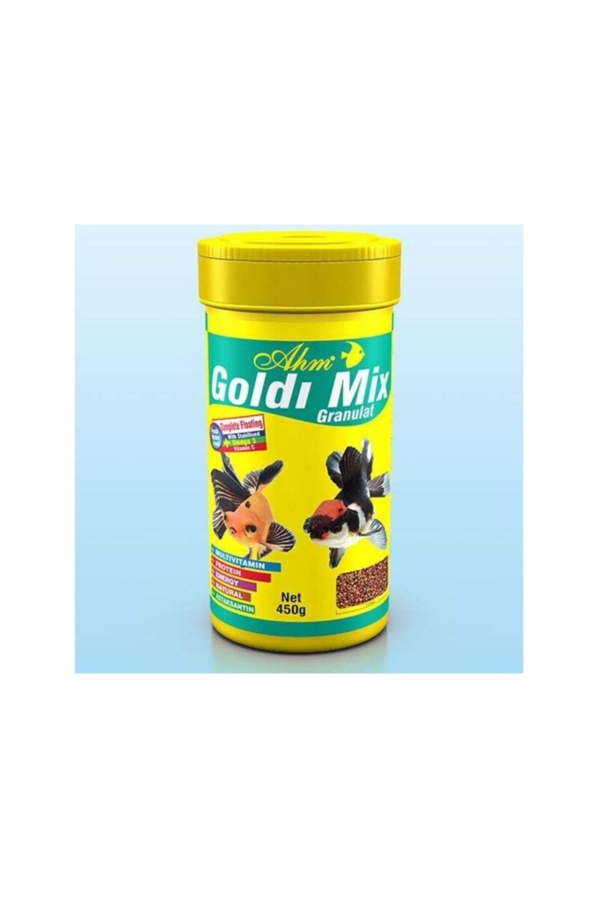 Tropical Koi Ve Japon Balığı Yemi Ahm Marin Goldi Mix 250 Ml