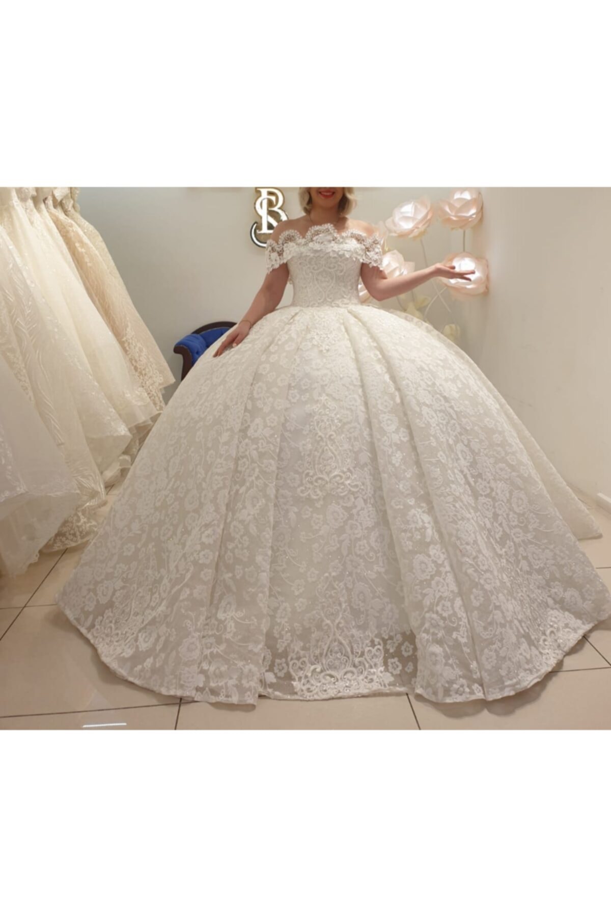 ARISOY Krem Renk Gelinlik