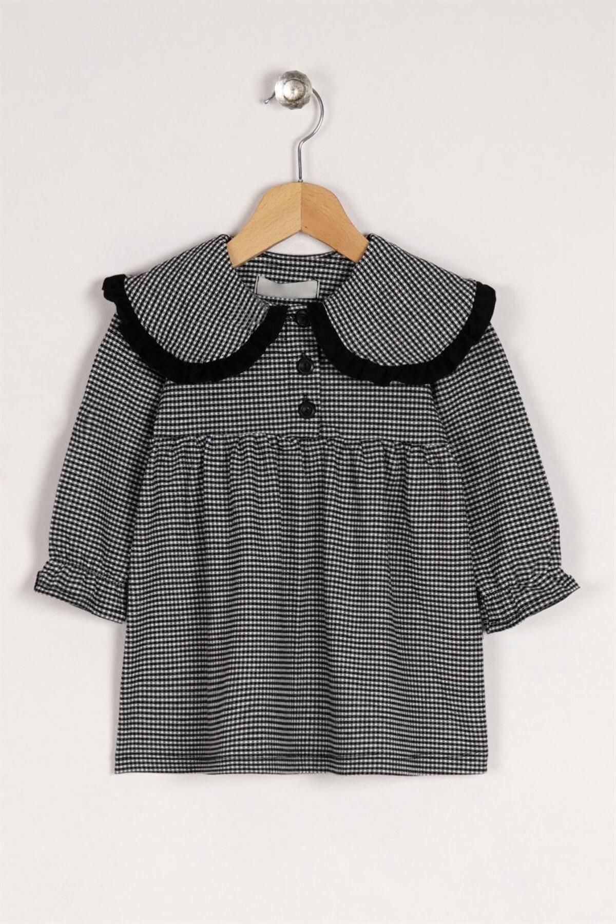 Peter pan collar hot sale dress girl black