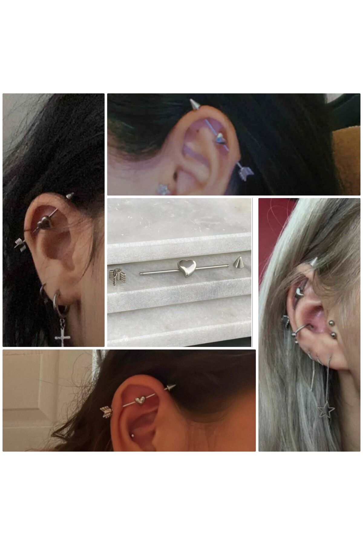 Arrow hotsell eyebrow piercing