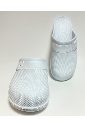 Beyaz Unisex Ekstra Hafif Suya Dayanıklı Lavabo Banyo Mutfak Balkon Teras Bahçe Islak Zemin Terliği Image 4