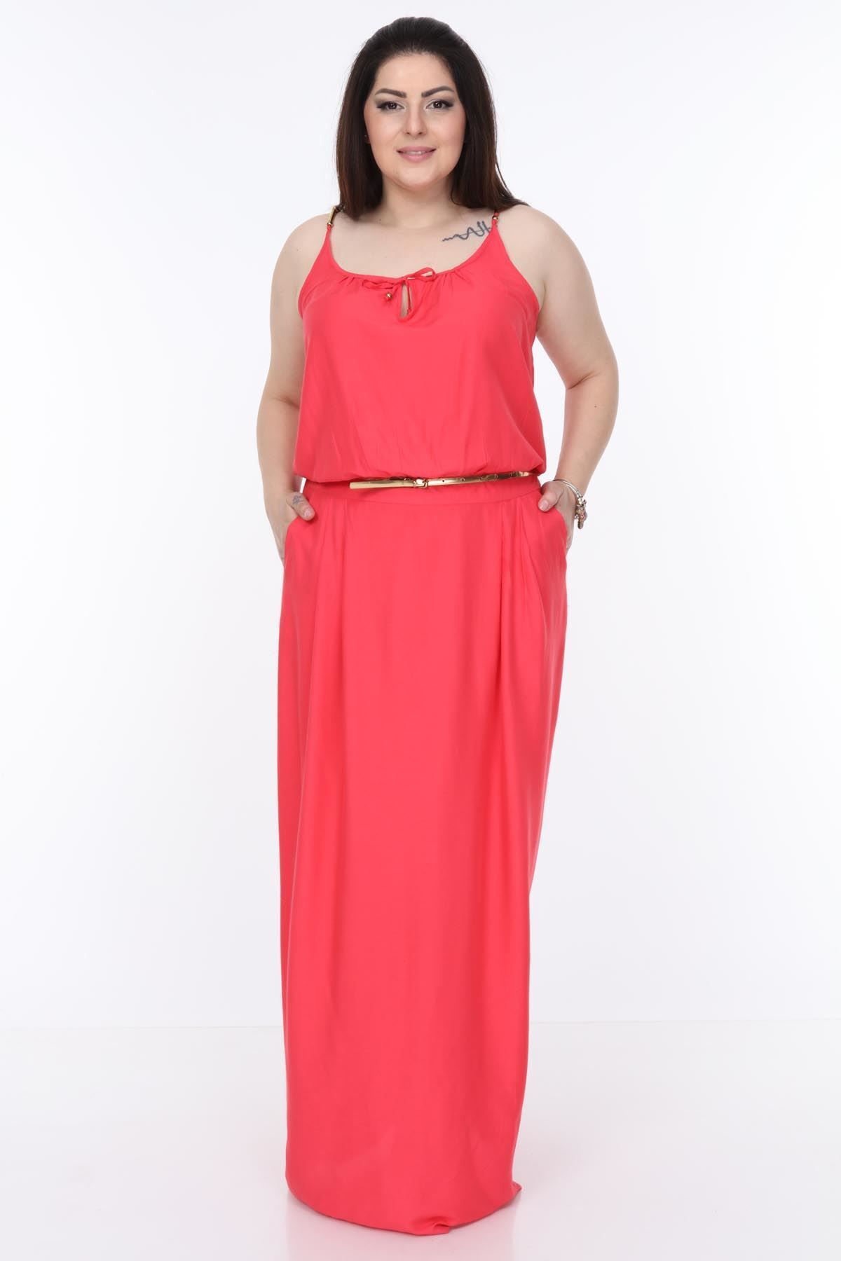 Coral plus size dress clearance