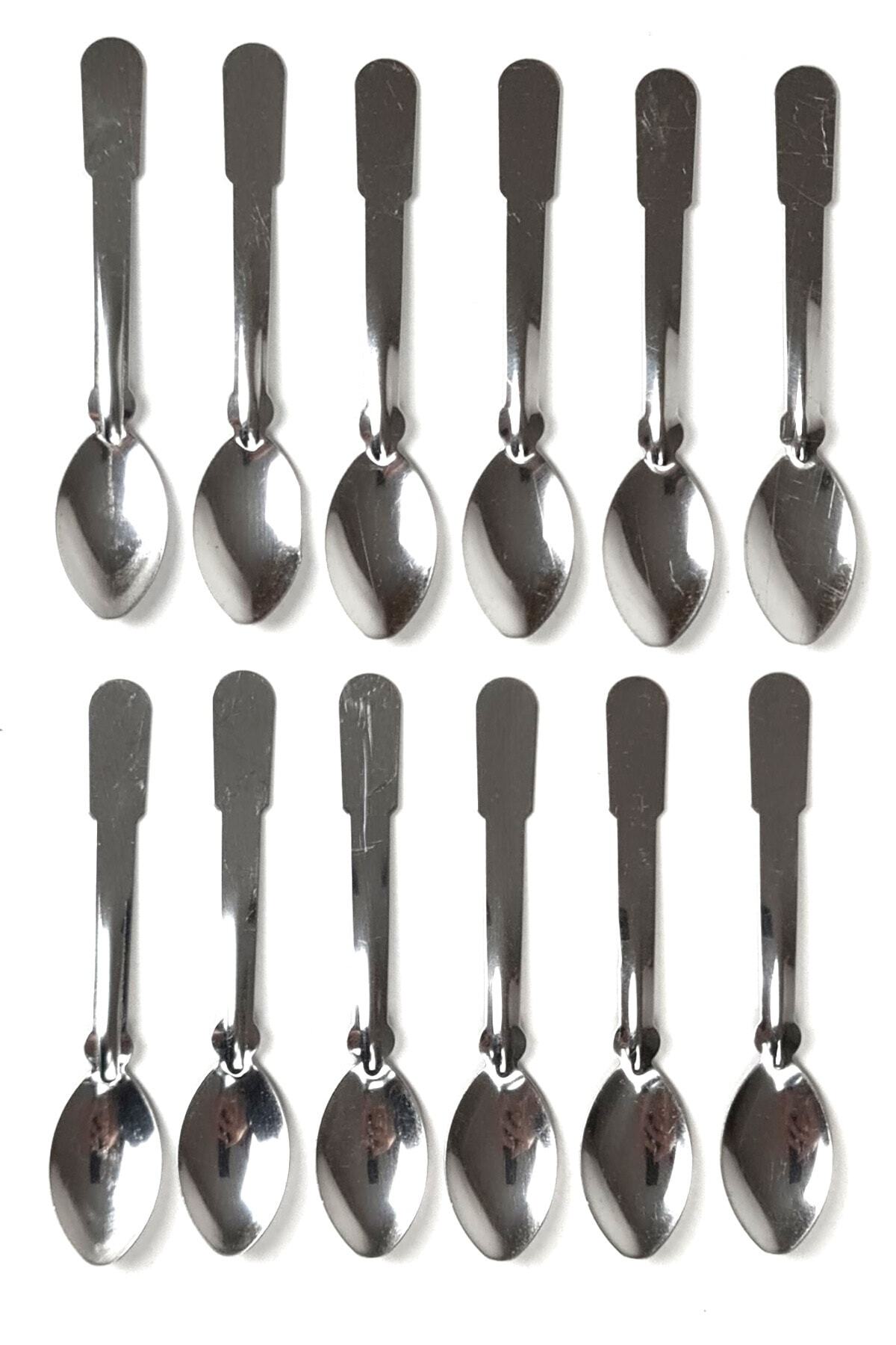 Binbirreyon Kahveci Çay Kaşığı 12 Adet Set 10 cm