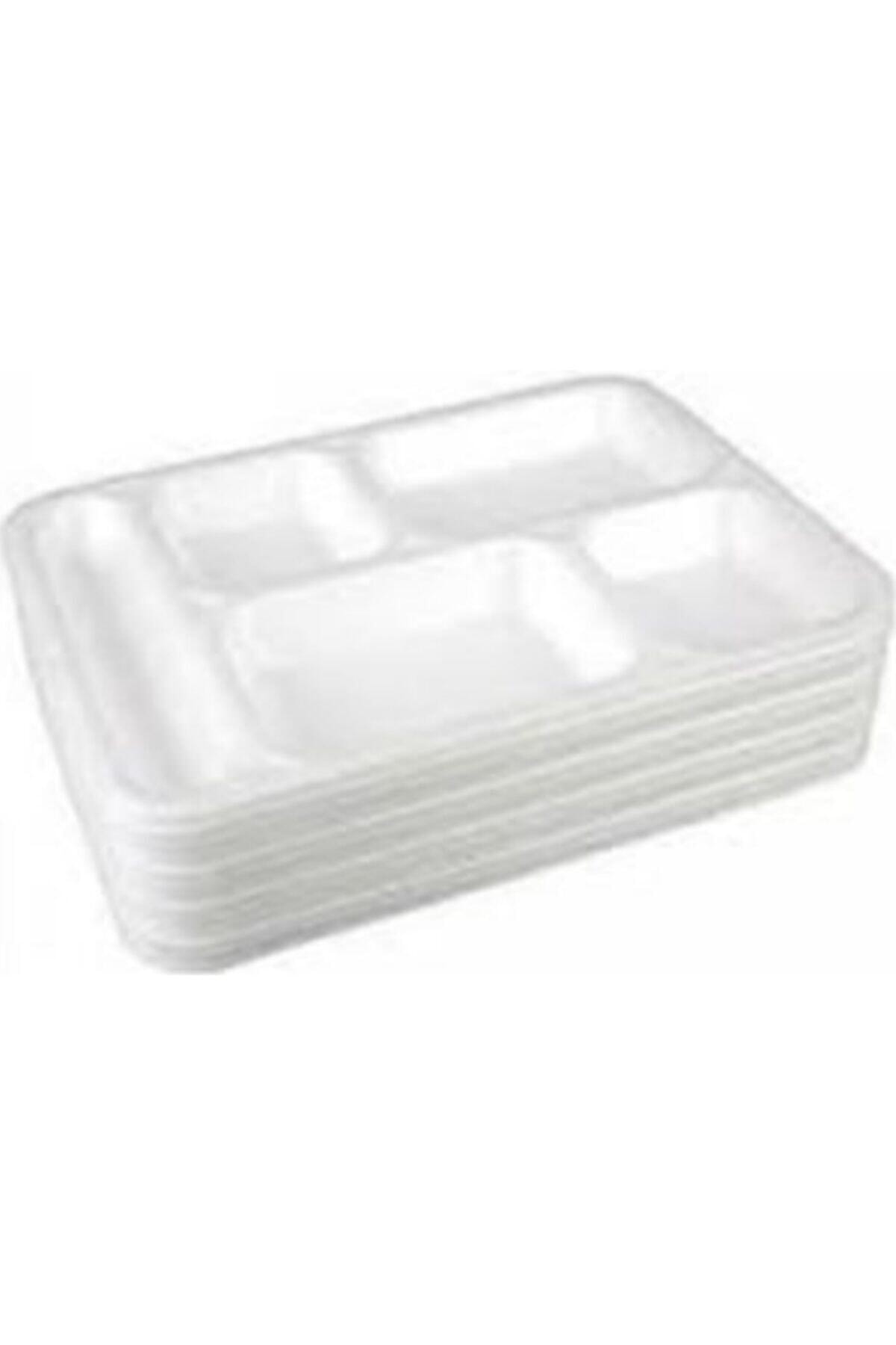 YALÇIN AVM MODA HOME Köpük Tabak 5 Gözlü 50 Adet