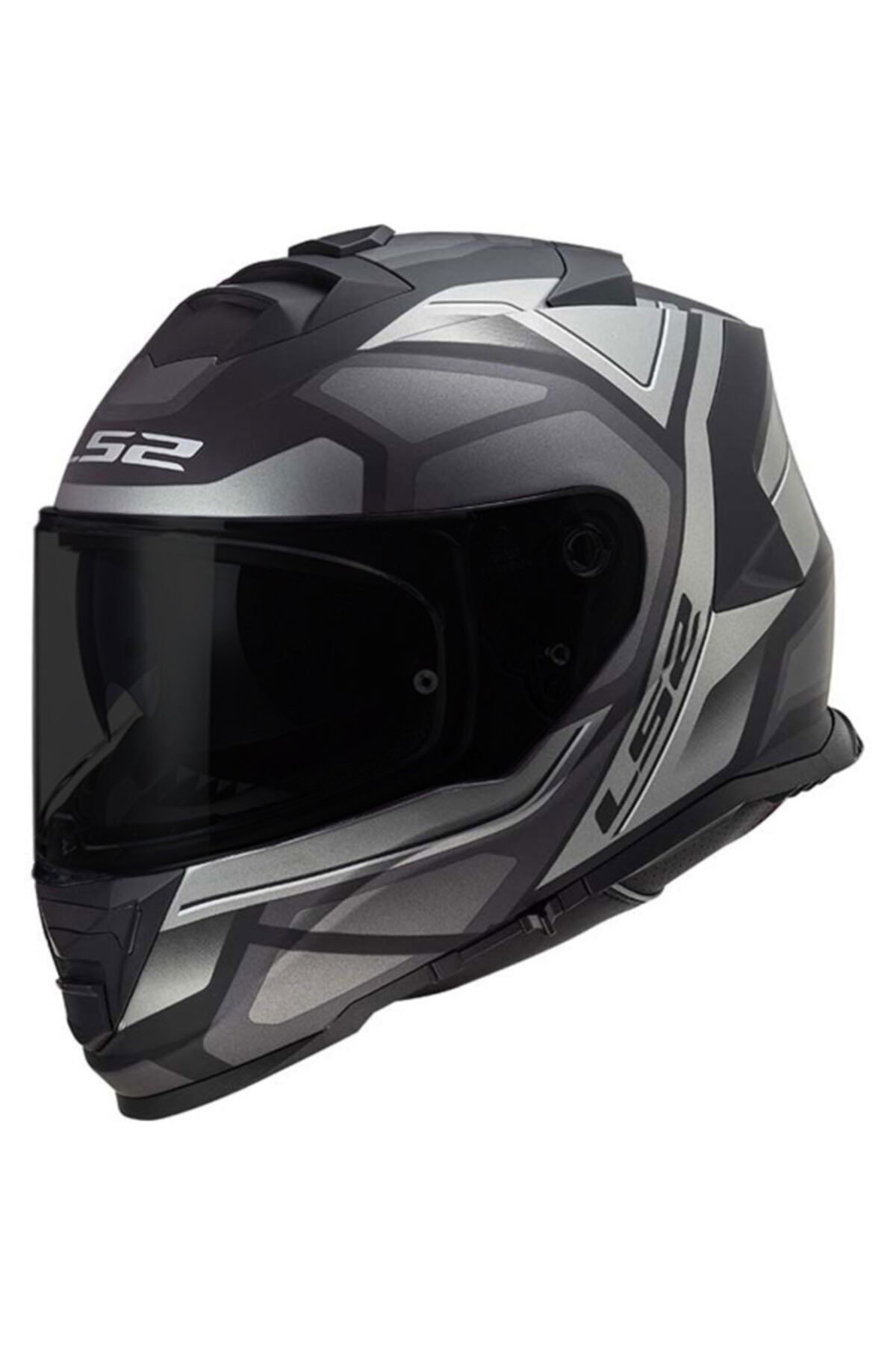 LS2 Storm Faster Mat Tıtanıum Kask 2 Cam