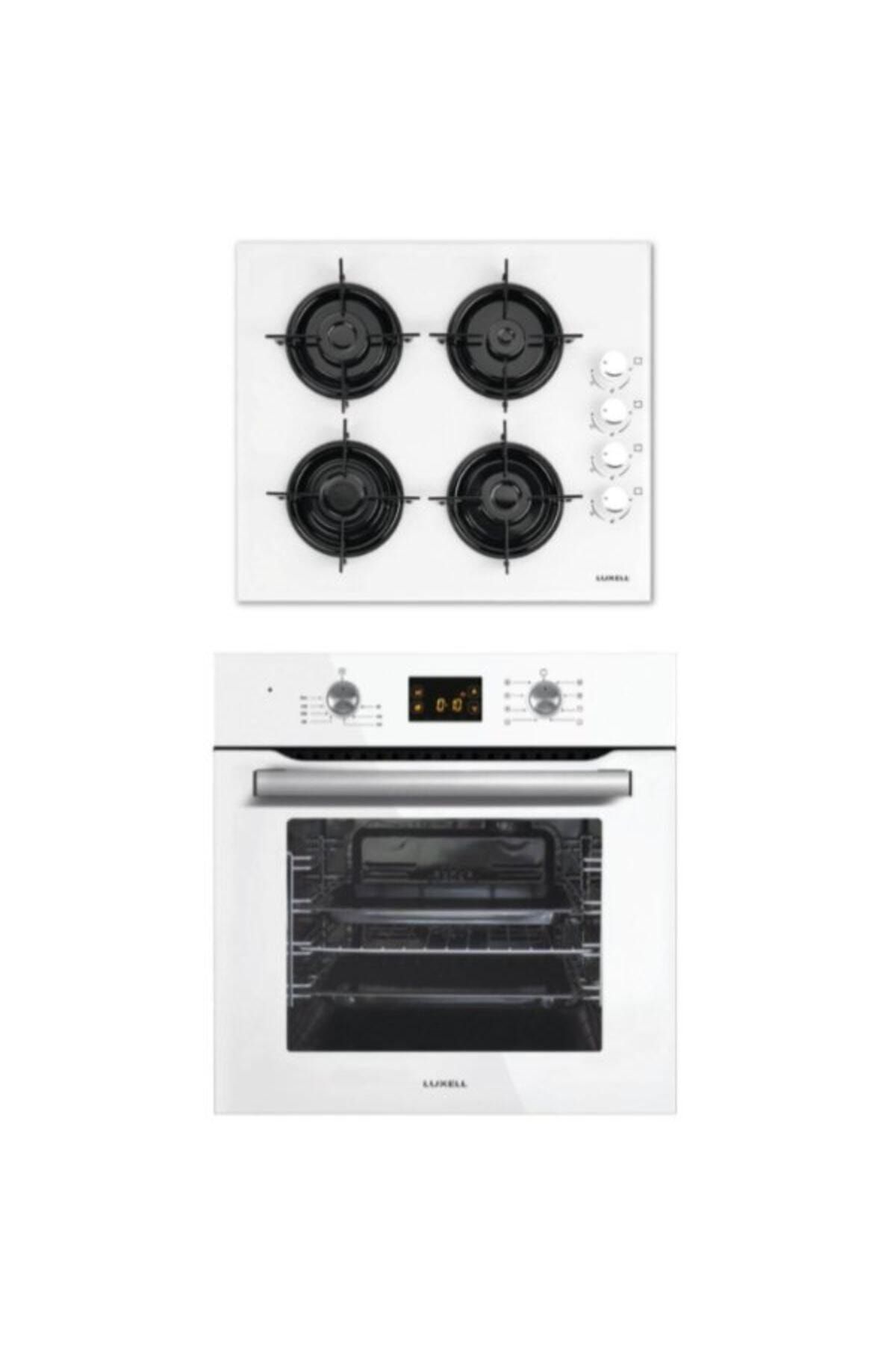 Luxell White Lake Ikili Ankastre Set