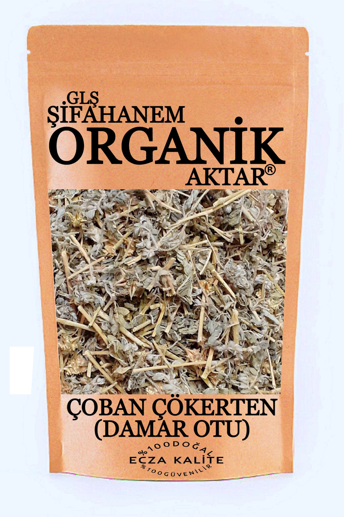 GLŞ ŞİFAHANEM ORGANİK AKTAR Çoban Çökerten Deve Çökerten 100 Gr