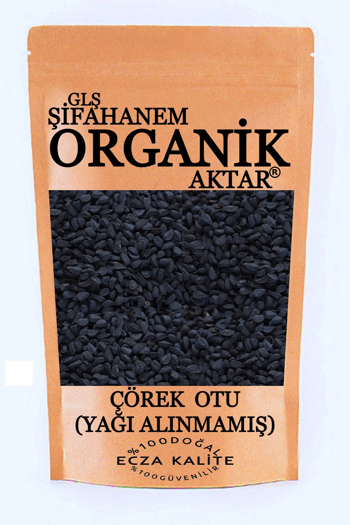 GLŞ ŞİFAHANEM ORGANİK AKTAR Çörek Otu Tane Ecza Kalite 500 gr