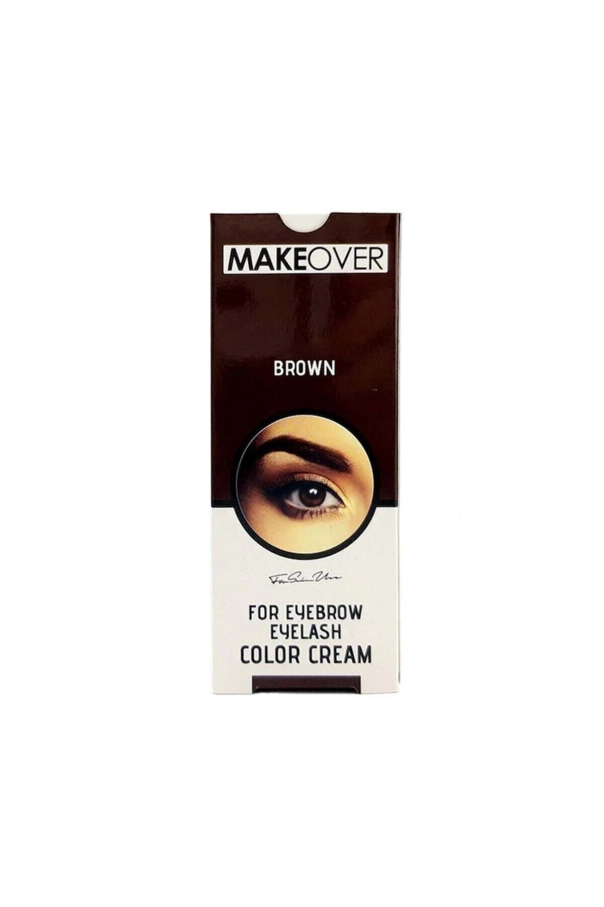 Makeover Magic Kaş Kirpik Boyası-kahverengi