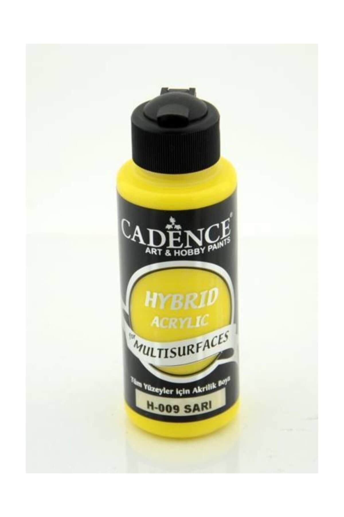 Cadence Hybrid Multisurface Akrilik Boya 120 ml. H-009 Sarı
