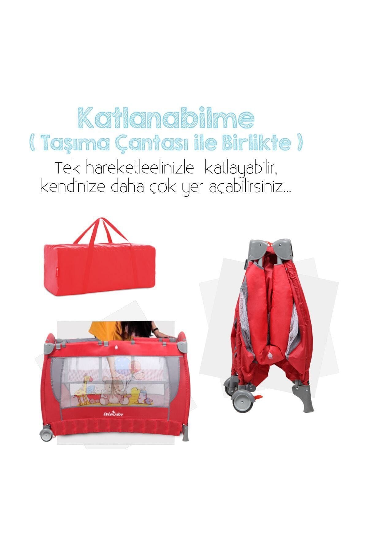 lele baby oyun parki sallanabilen katlanabilen tekerlekli cibinlikli park yatak besik pembe fiyati yorumlari trendyol