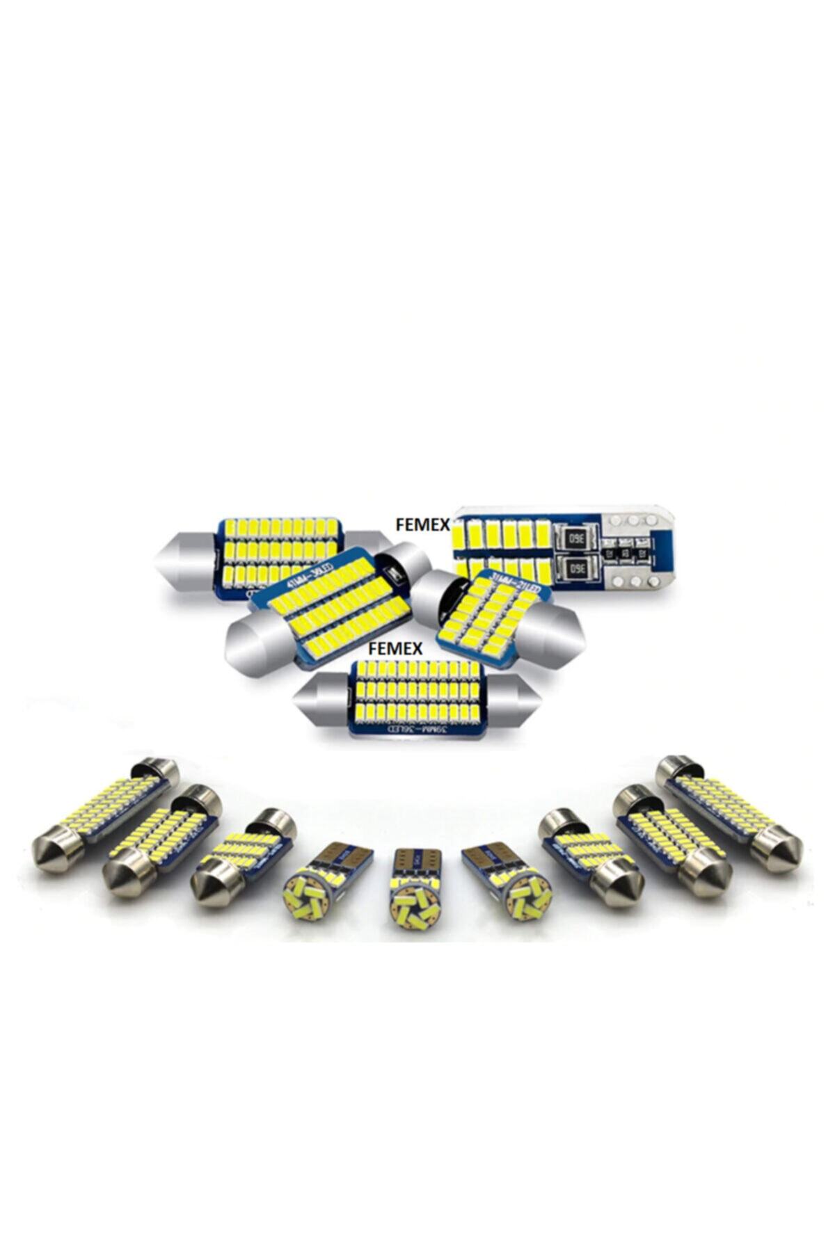 FEMEX Toyota Corolla 2007-2013 Led Iç Aydınlatma Ampul Seti Parlak Beyaz