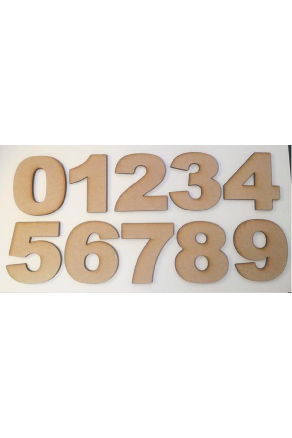 Beratlar Mobilya Sayılar Mdf 15x10cm