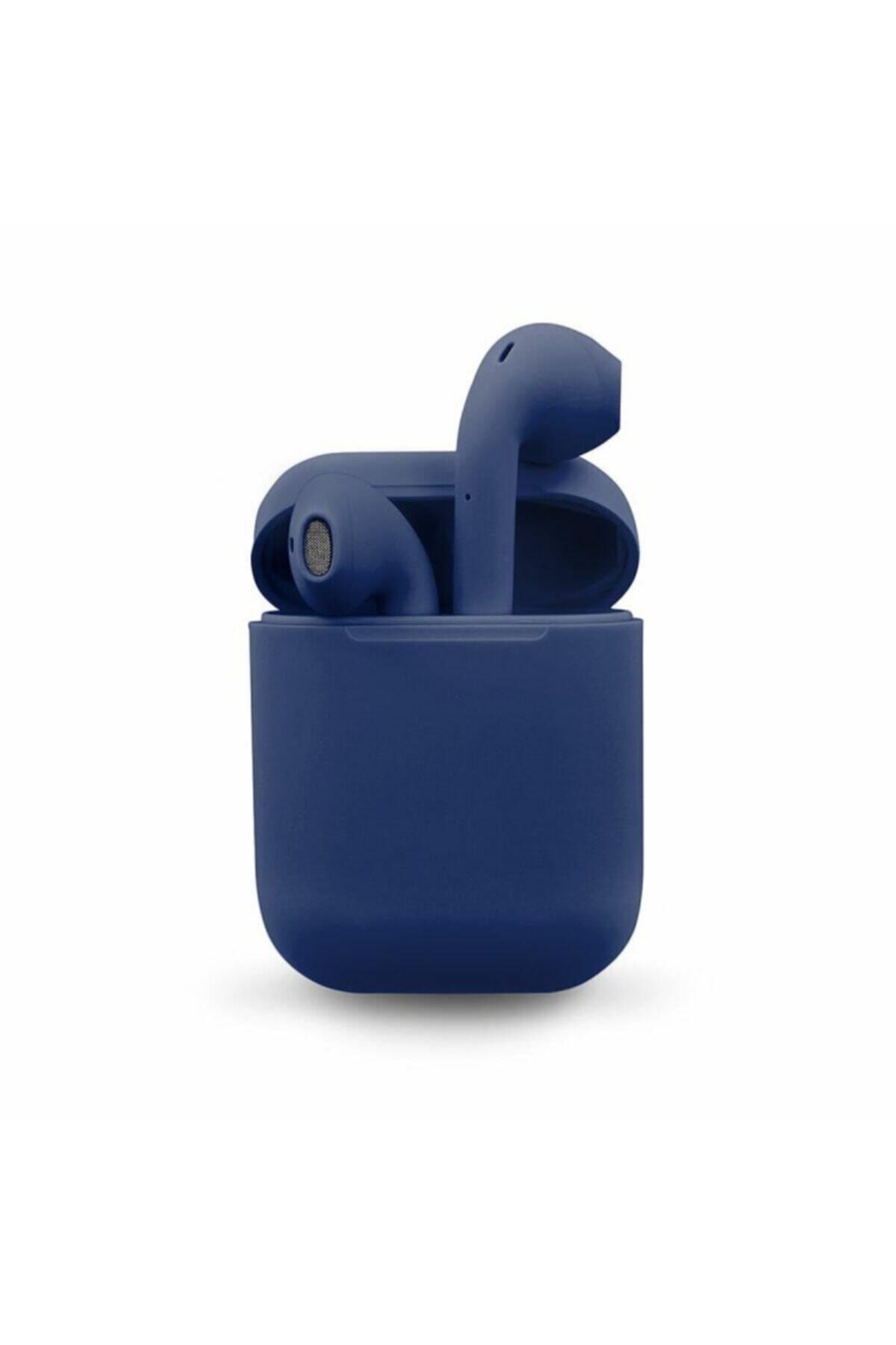 KİNGDOWS Airpods I12 Lacivert Bluetooth Kulaklık Tüm Telefonlar Ile Uyumlu