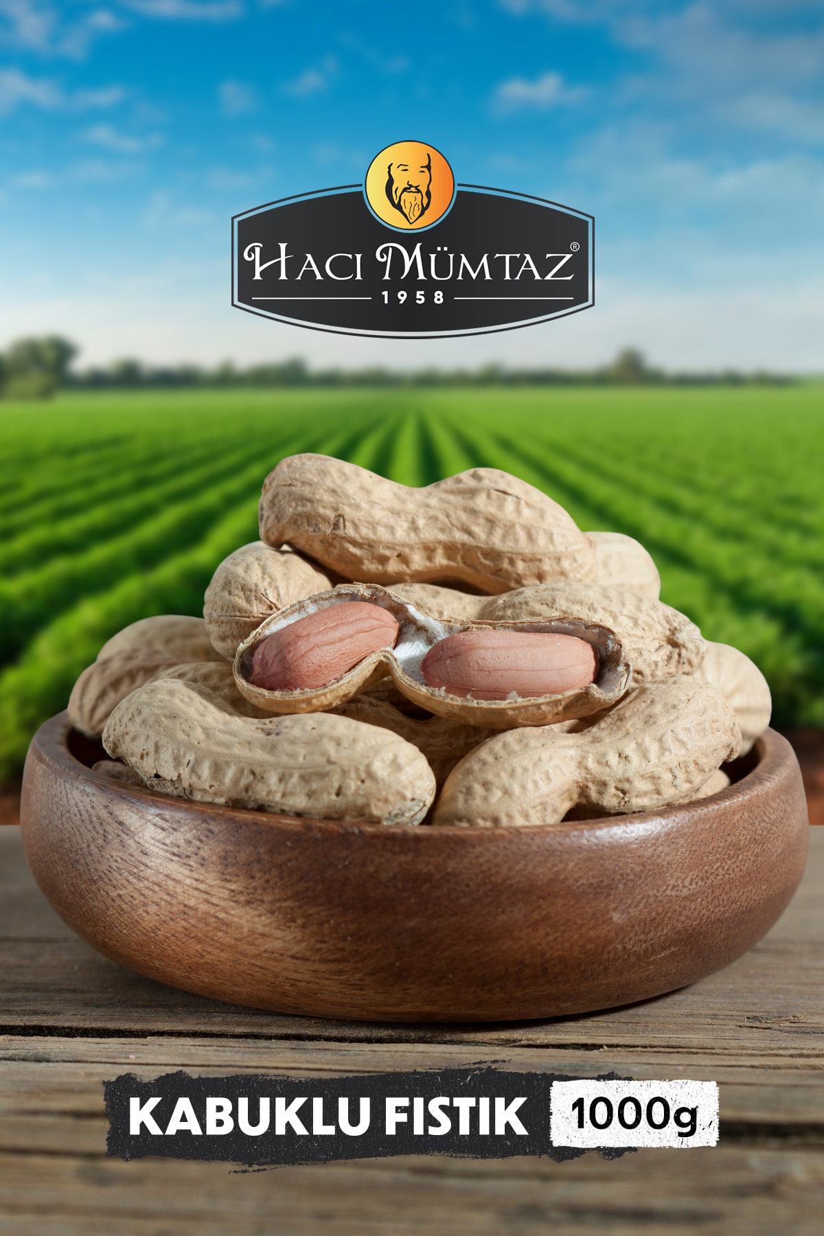 Hacı Mümtaz 1958 Kabuklu Yer Fıstığı 1000g