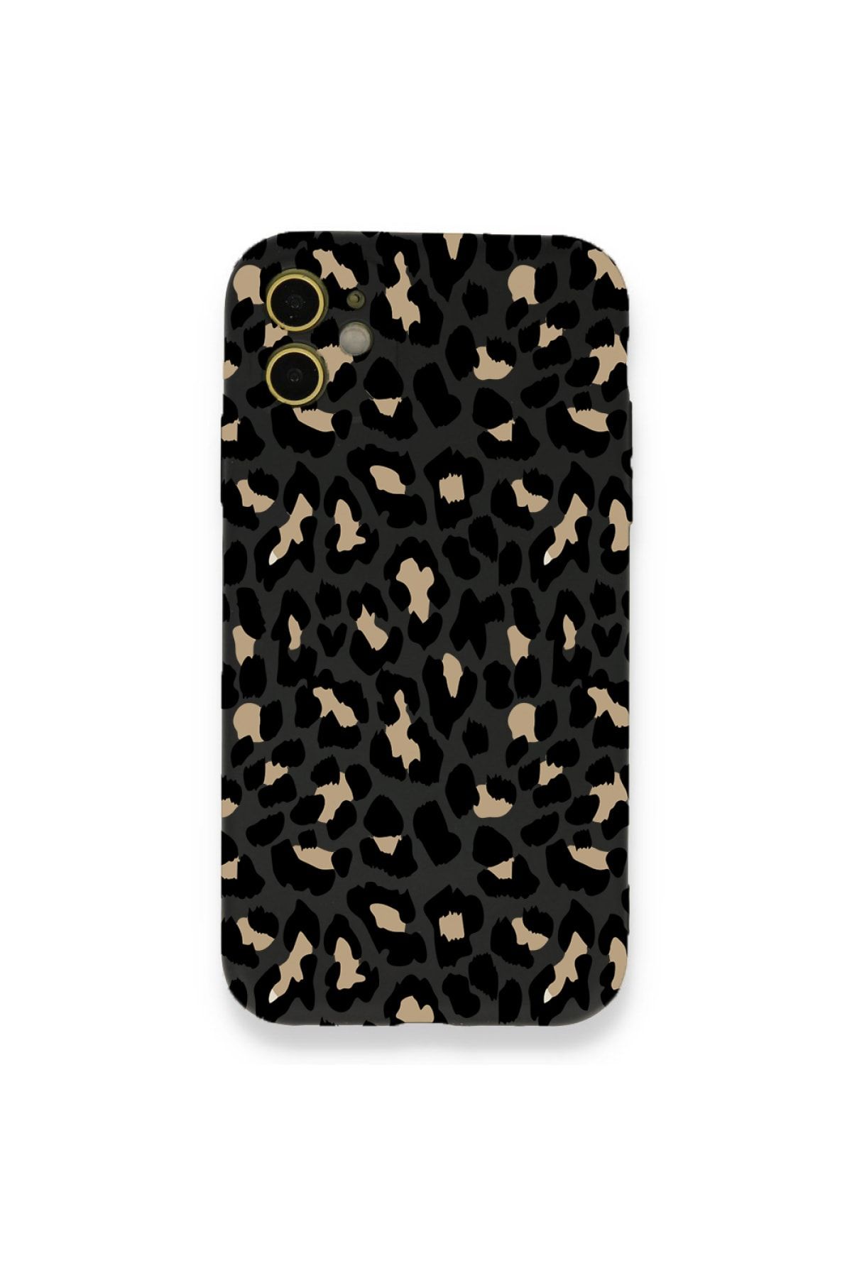 shoptocase Iphone 11  Uyumlu Lens Korumalı Lansman Leopar Desenli Telefon Kılıfı