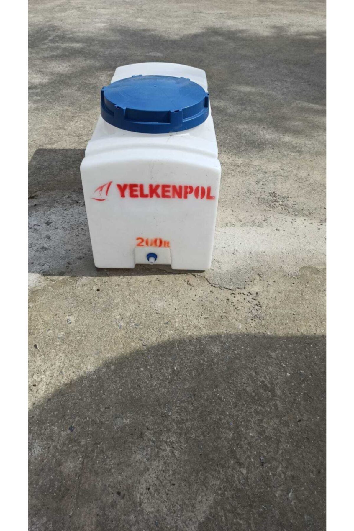 Yelkenpol 200 Lt Yatay Prizmatik Plastik Su Deposu Su Tankı