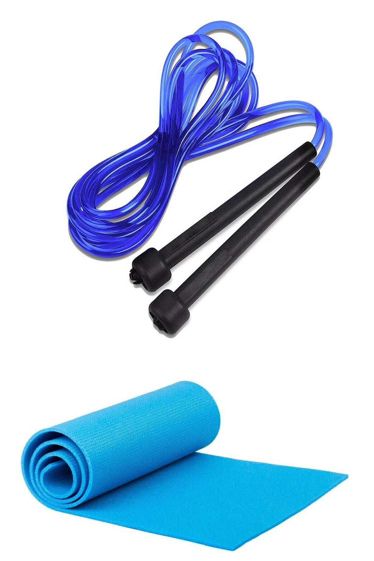 TMac Mavi Renk Yoga Minderi Ve Pilates Minderi Kamp Matı 7 Mm