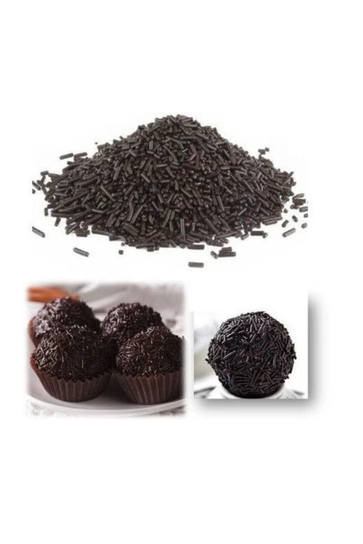 NO NAME Bitter Çikolatalı Granül Şeker 1 Kg