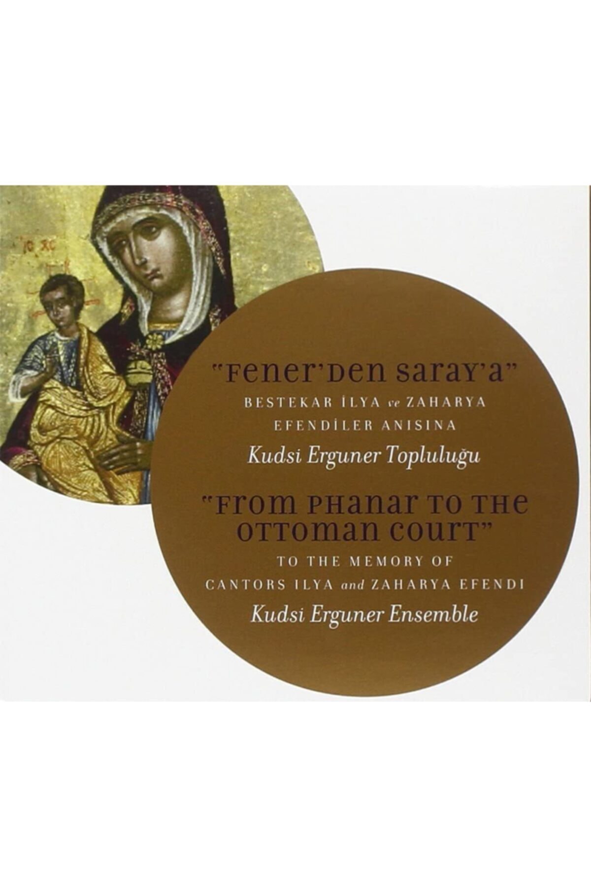 EQUINOX MUSIC Kudsi Erguner - Fener'den Saray'a Cd / Compact Disc