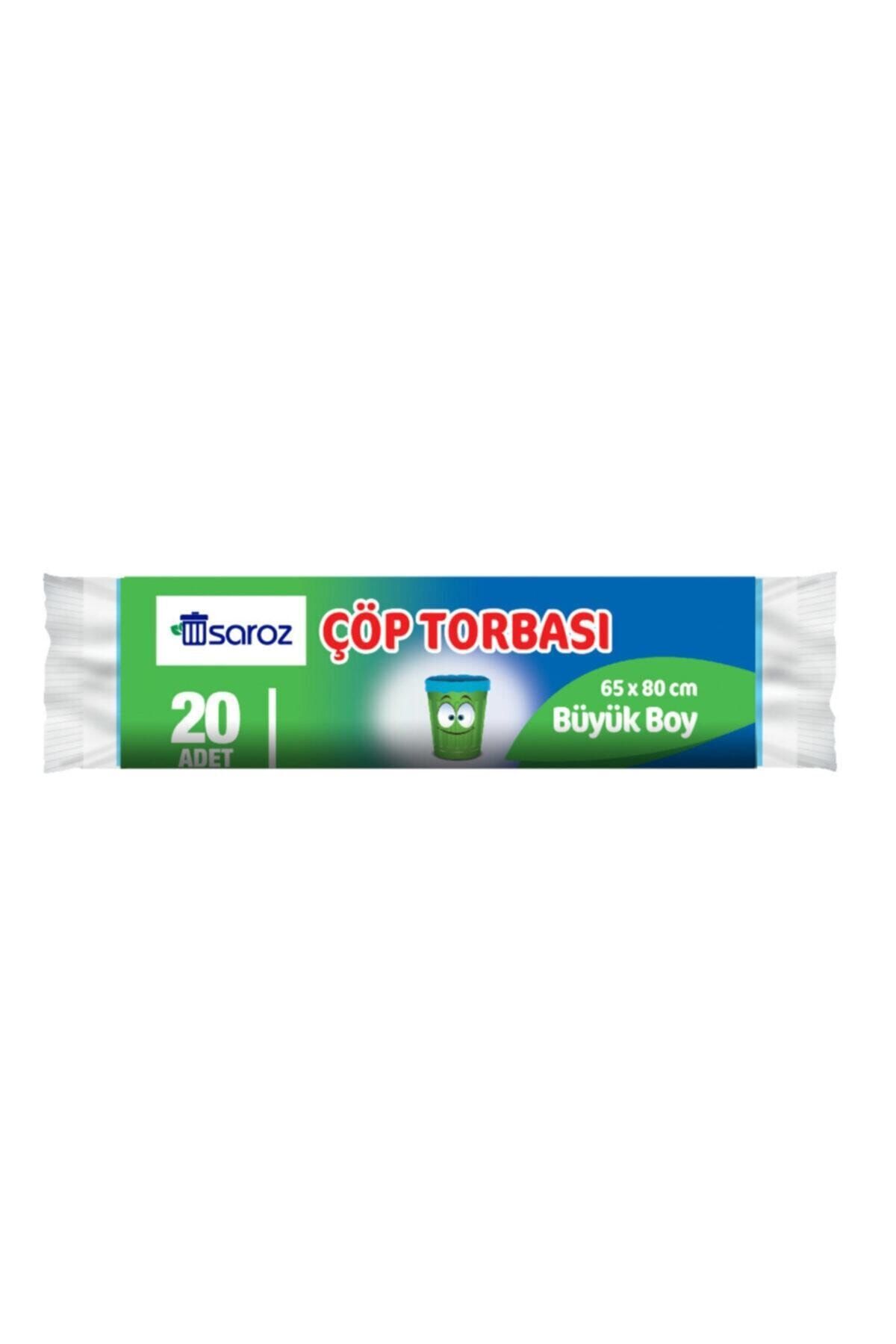 Erdem Saroz Saroz Büyük Boy Çöp Torbası 65*80 Cm 20 Li