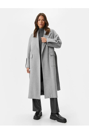 4wak00168ew Kadın Kaban Gri Image 1