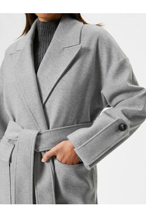 4wak00168ew Kadın Kaban Gri Image 4
