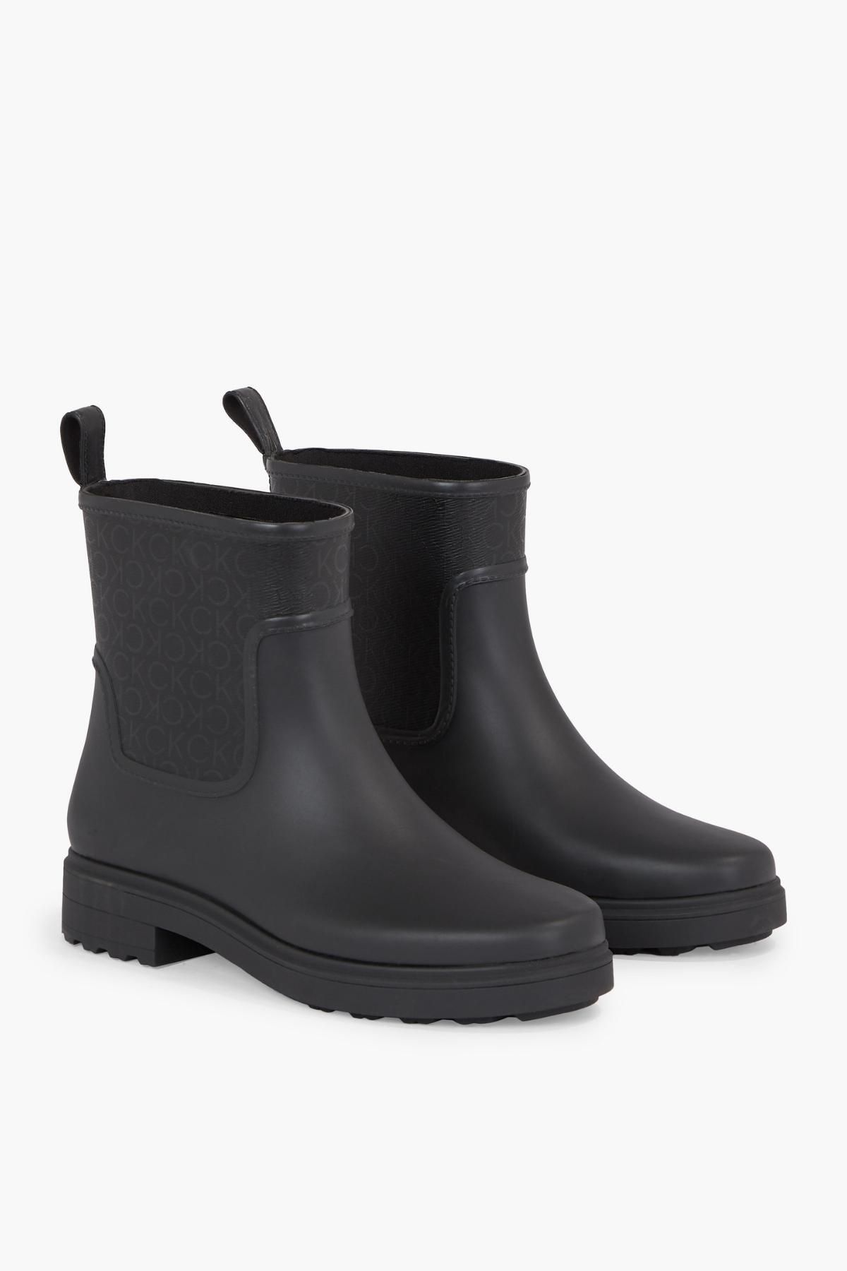 Calvin klein rubber best sale sole boots