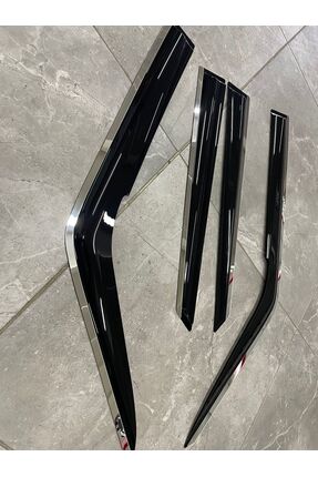 Honda Civic FD6 2007-2012 Arası Kromlu Cam Rüzgarlığı 4lü wd161k Image 0