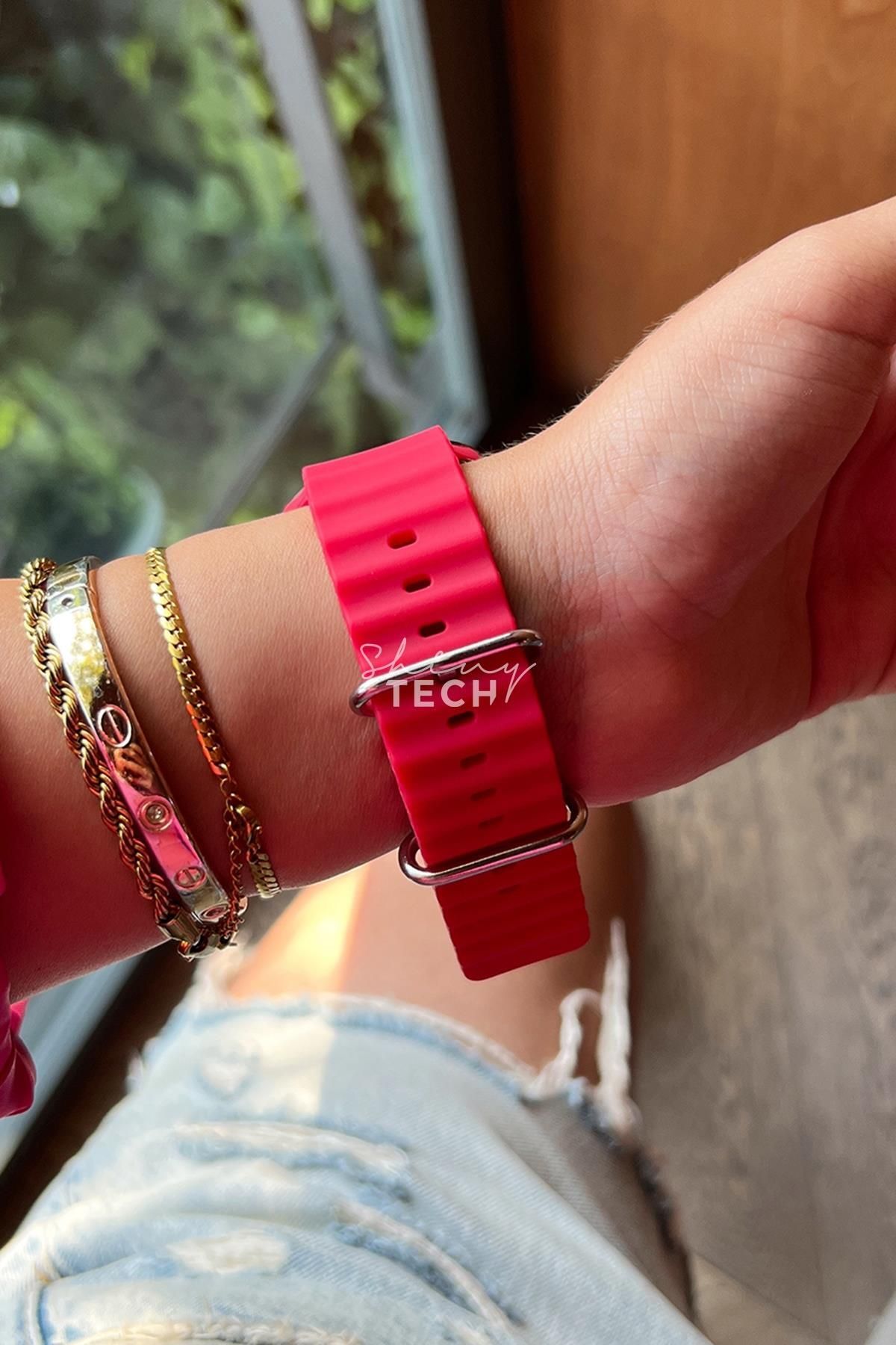 Coral apple deals watch band