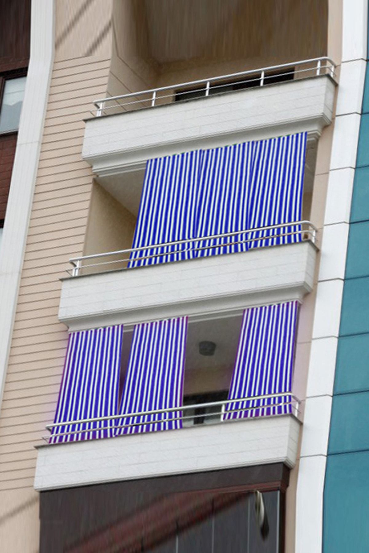 bundera balkon perdesi balkon brandasi balkon korkulugu kornis dugmeli bagcikli guneslik perde fiyati yorumlari trendyol