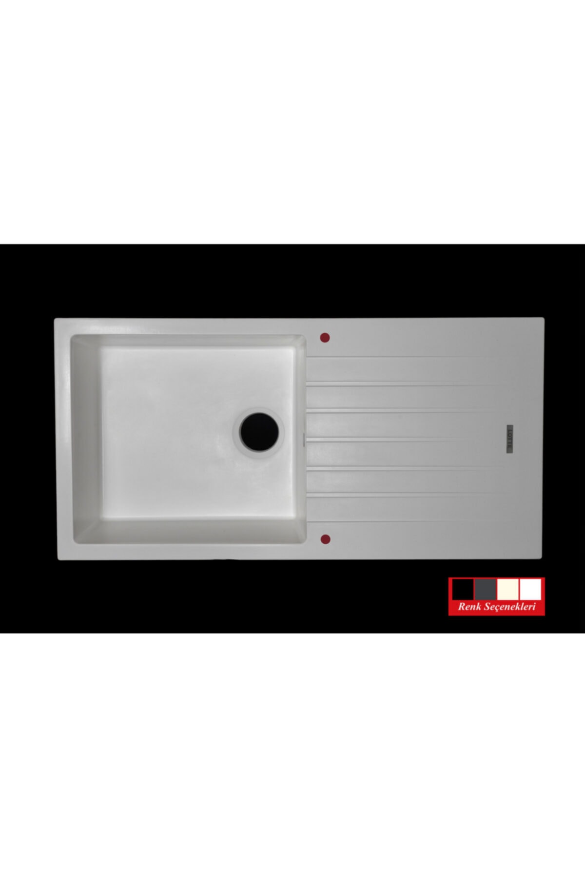 Lotte Lt-100 Beyaz Quartz Evye